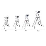 SCALA IN ALLUMINIO PROFESSIONALE PL CON PIATTAFORMA FARAONE