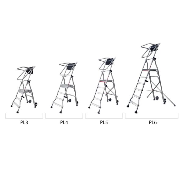 SCALA IN ALLUMINIO PROFESSIONALE PL CON PIATTAFORMA FARAONE