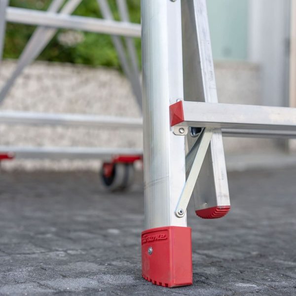 SCALA IN ALLUMINIO PROFESSIONALE CON PIATTAFORMA PLS FARAONE