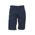 PANTALONI blu CORTI DA LAVORO MULTITASCHE SUMMER U-POWER