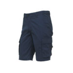 PANTALONI blu CORTI DA LAVORO MULTITASCHE SUMMER U-POWER