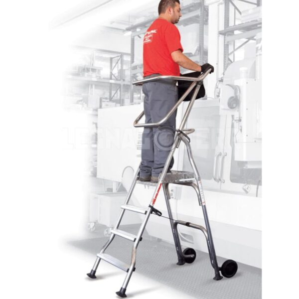 SCALA IN ALLUMINIO PROFESSIONALE PL CON PIATTAFORMA FARAONE