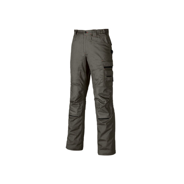 PANTALONE DA LAVORO IN TWILL MULTITASCHE NIMBLE U POWER colore stone
