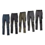 PANTALONE DA LAVORO 4 WAY STRETCH IDROREPELLENTE U-POWER ATOM