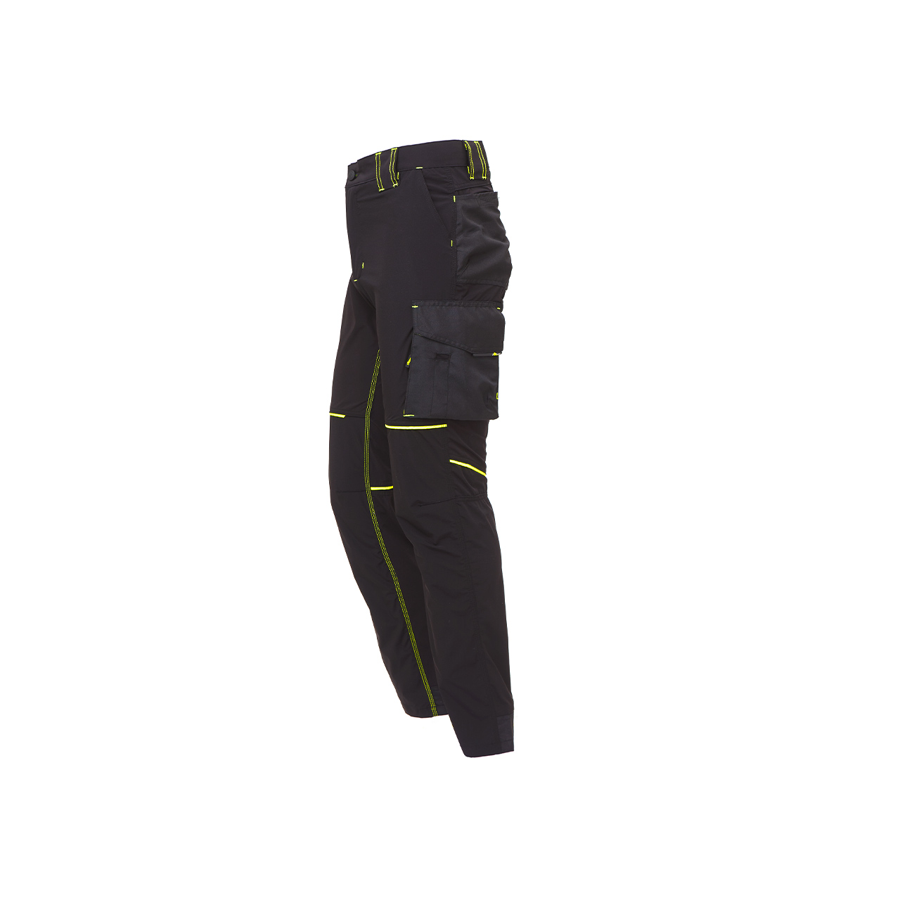 PANTALONE DA LAVORO STRETCH SLIM FIT WORLD U-POWER colore nero