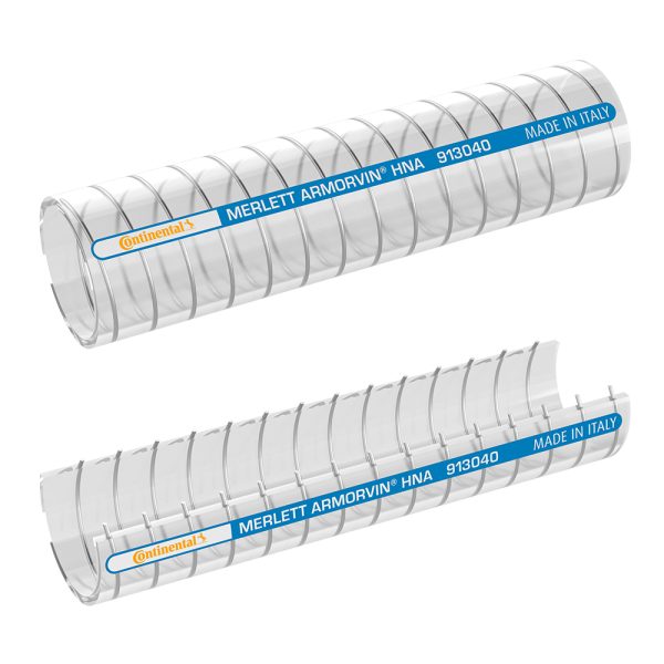 TUBO PVC SPIRALATO ACCIAIO ZINCATO PER ASPIRAZIONE LIQUIDI - 100