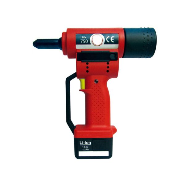 rivettatrice riv750 con batteria da 14.4v