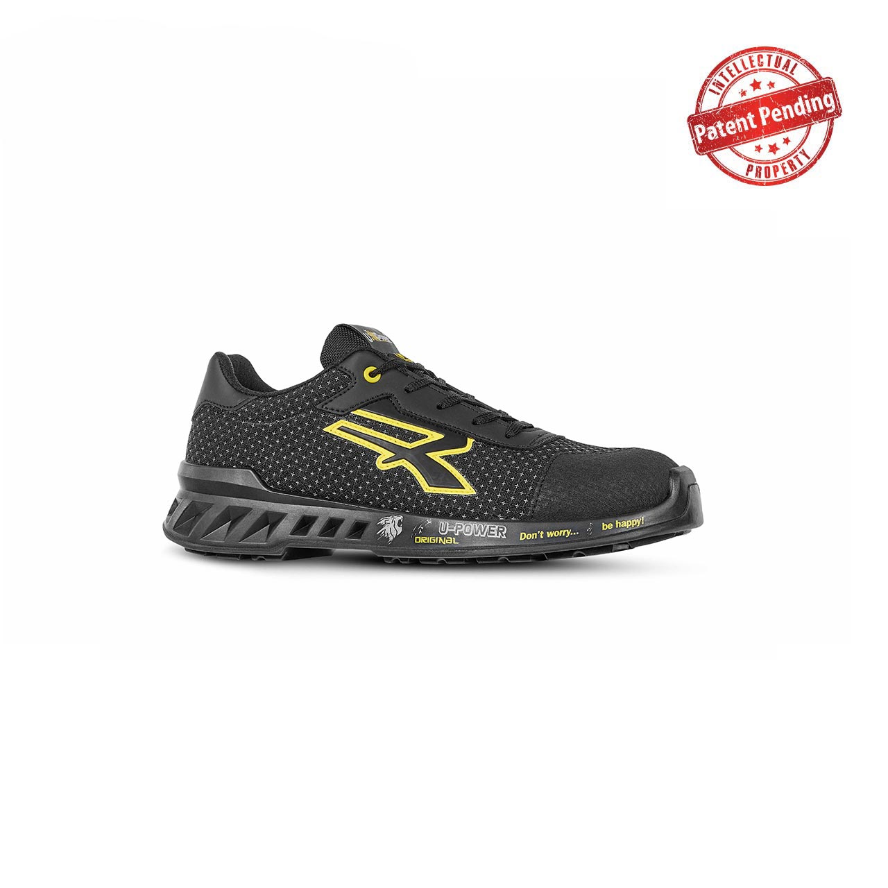 SCARPE BASSE U POWER BRUCE S1P ESD SRC ANTINFORTUNISTICA gialle e nere SCARPE BASSE U POWER BRUCE S1P ESD SRC ANTINFORTUNISTICA gialle e nere